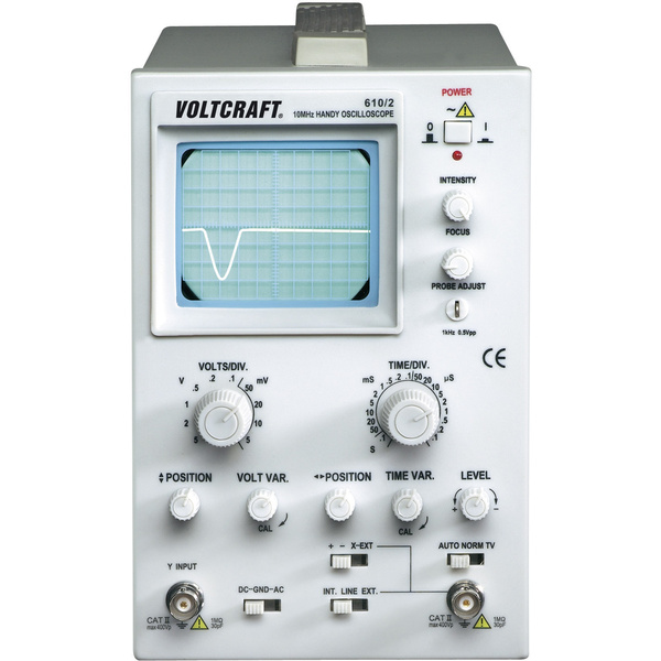 Oscilloscope analogique VOLTCRAFT AO 610 10 MHz 1 canal