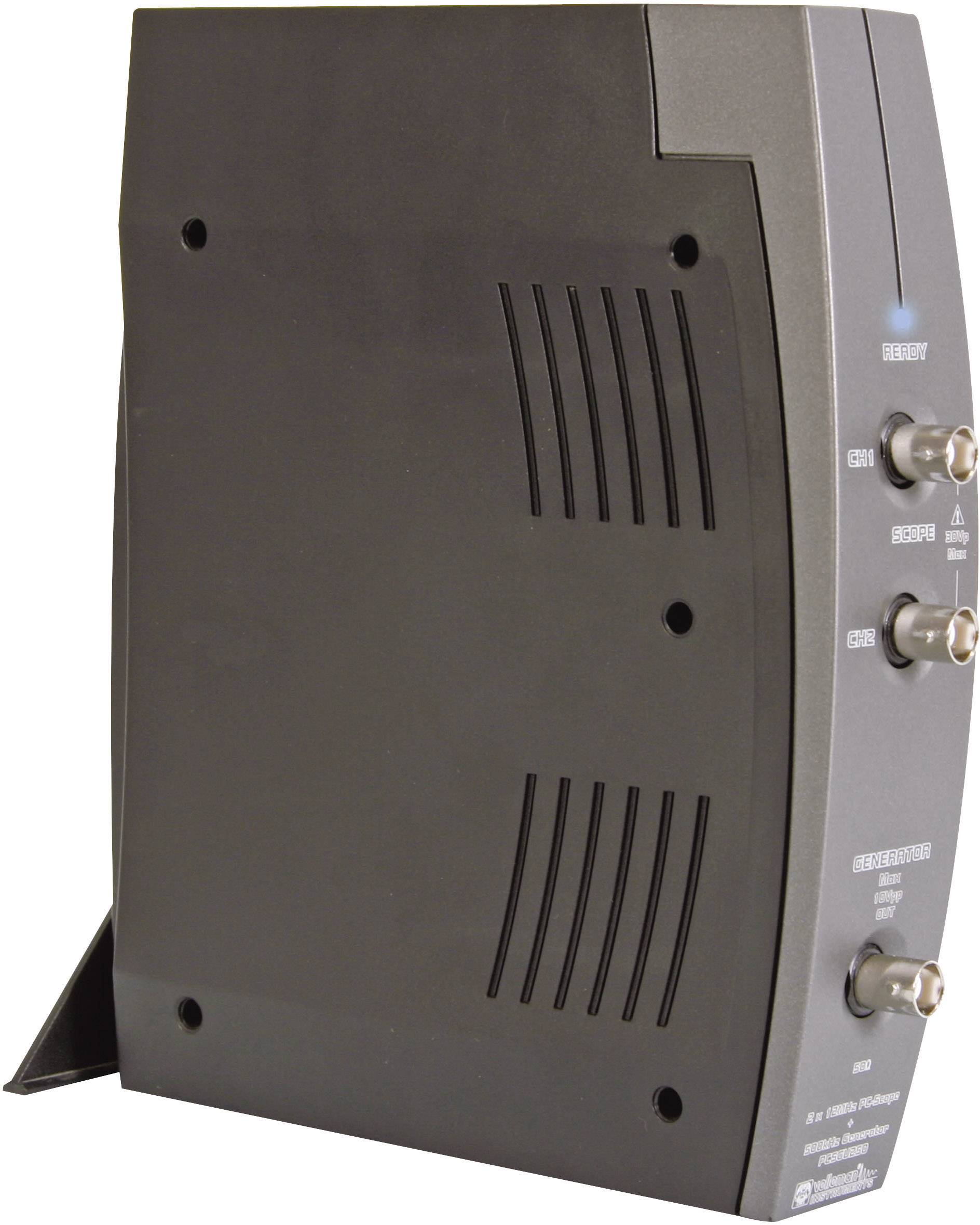 Velleman PCSGU250 USB-Oszilloskop 12 MHz 2-Kanal 4 kSa/s 4 kpts 8 Bit Digital-Speicher (DSO), Funktionsgenerator, Spectrum-Analyser 1 St.