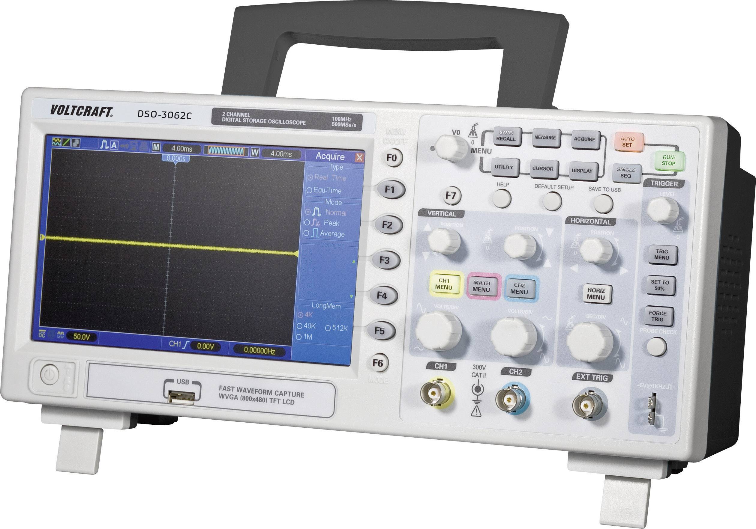 Jubiläumsangebot: VOLTCRAFT DSO-3062C -Kanal Oszilloskop, Digitales Speicheroszilloskop, , inkl. Tastköpfe