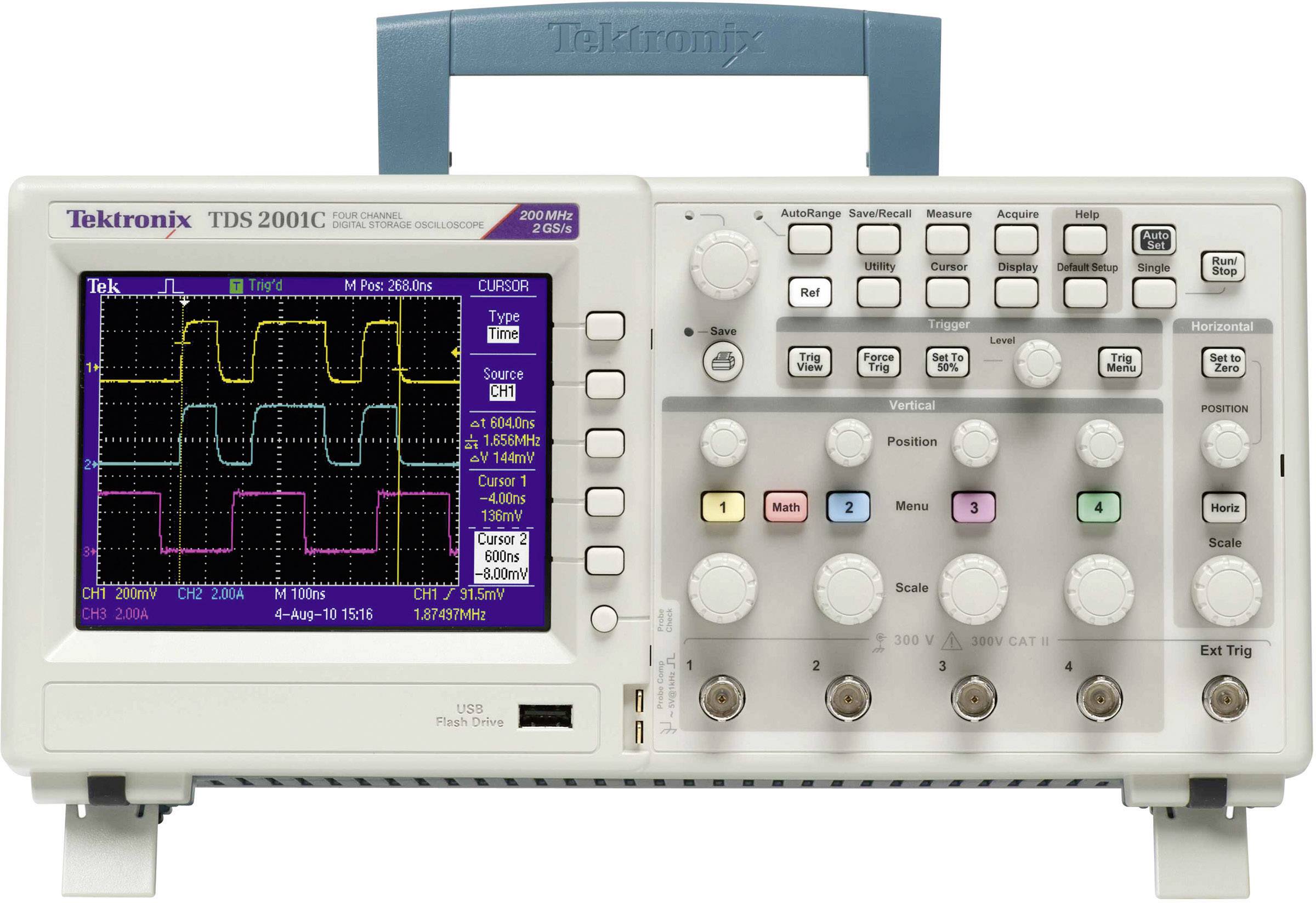 Digital-Oszilloskop Tektronix TDS2001C 50 MHz 2-Kanal 500 MSa/s 2.5 ...