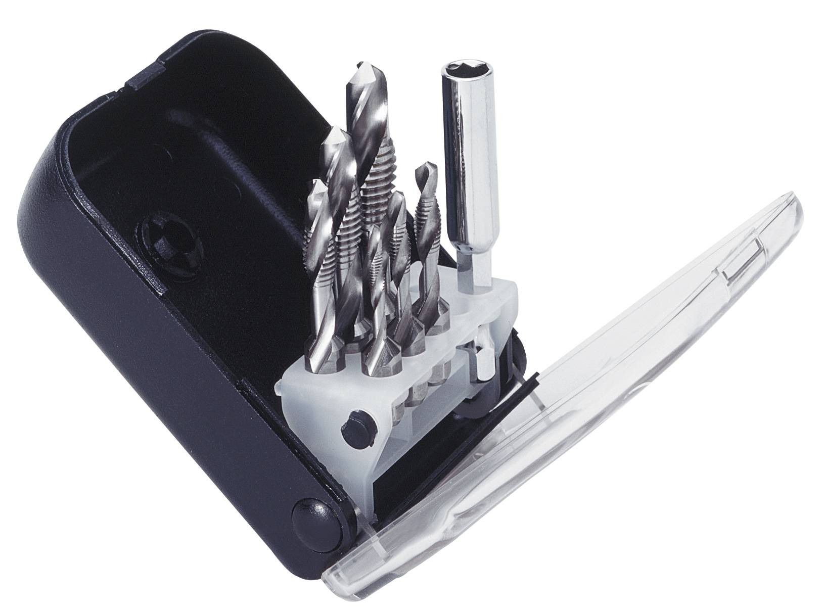 Exact 50901 Kombigewindebohrer-Set 7teilig metrisch Rechtsschneidend HSS 1 Set