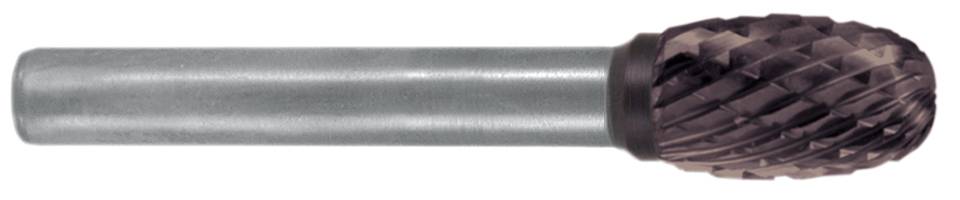 Exact 72332 Frässtift Hartmetall Tropfen Länge 50mm Schaftdurchmesser 6mm