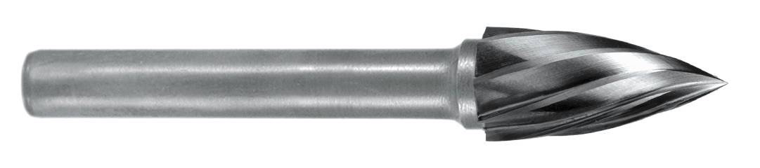 Exact 72375 Frässtift Hartmetall Spitzbogen Länge 65mm Schaftdurchmesser 6mm