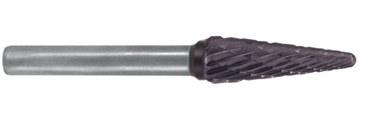 Exact 72484 Frässtift Hartmetall Kegel Länge 65mm Schaftdurchmesser 6mm