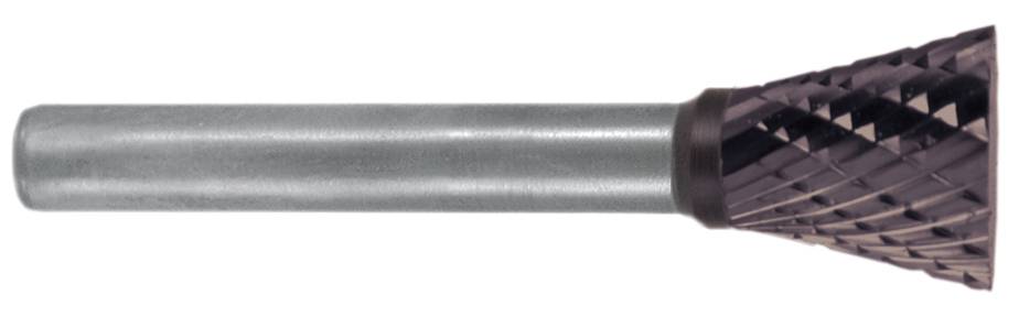 Exact 72525 Frässtift Hartmetall Winkel Länge 64mm Schaftdurchmesser 6mm