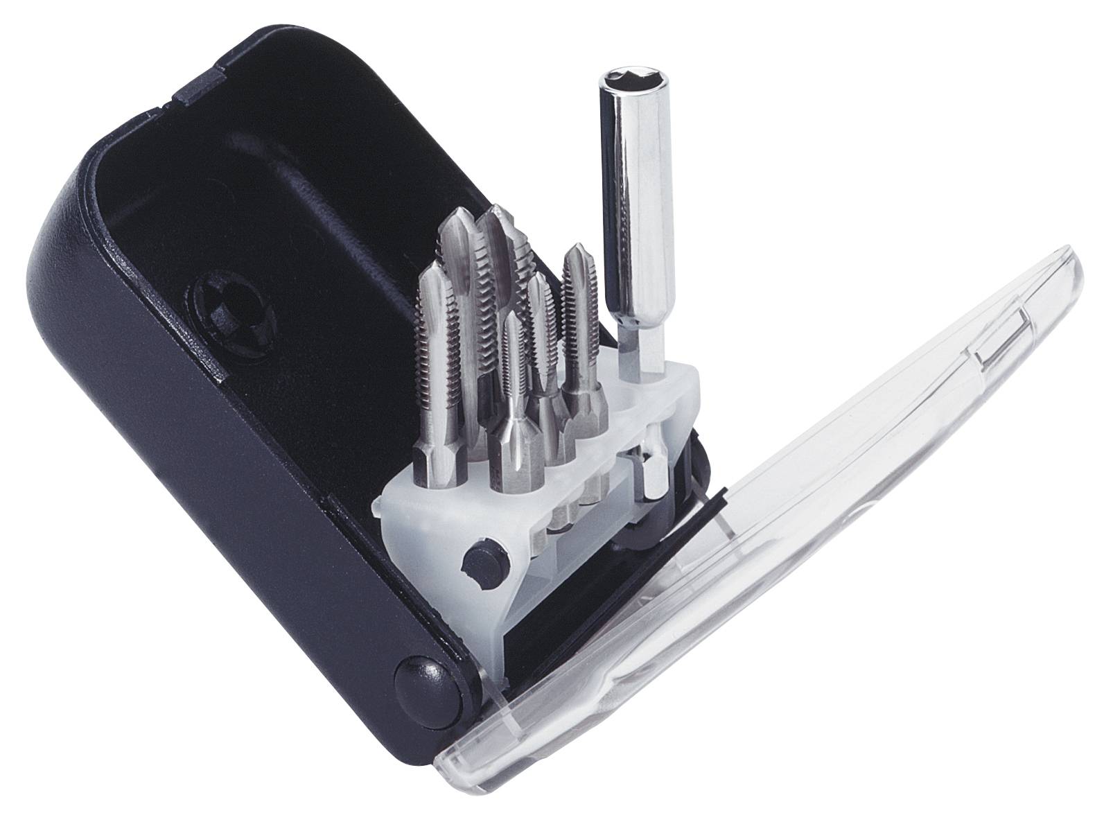 Exact 50903 Einschnittgewindebohrer 7teilig metrisch M3, M4, M5, M6, M8, M10 Rechtsschneidend HSS 1 Set