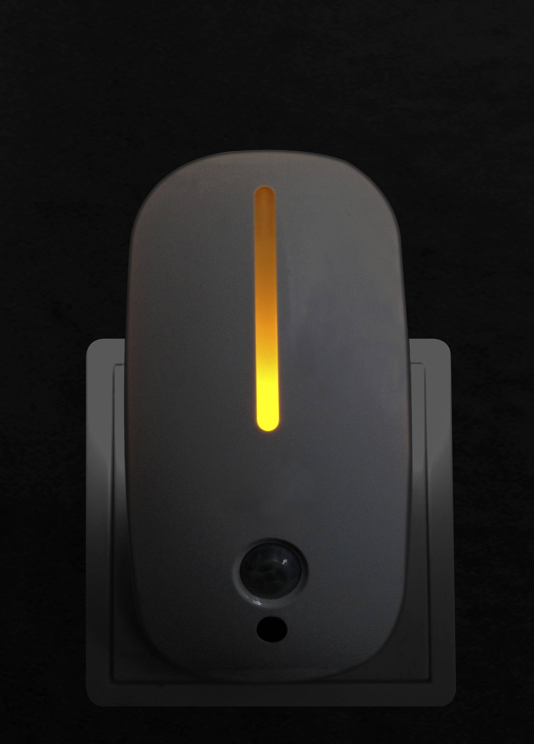 Müller-Licht 57022 Nachtlicht mit Bewegungsmelder Oval LED Bernstein Weiß