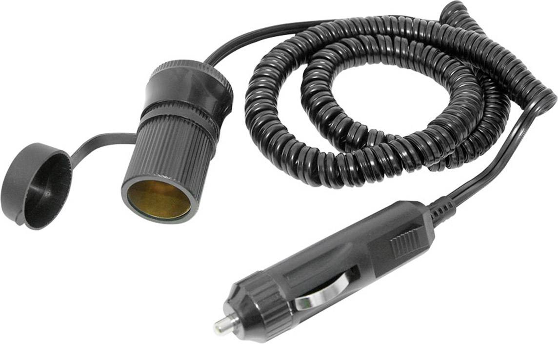 Eufab Verlängerungskabel 12V/10A Länge 2,5m Belastbarkeit Strom max.=10 A Verlängerungskabel 12 V/