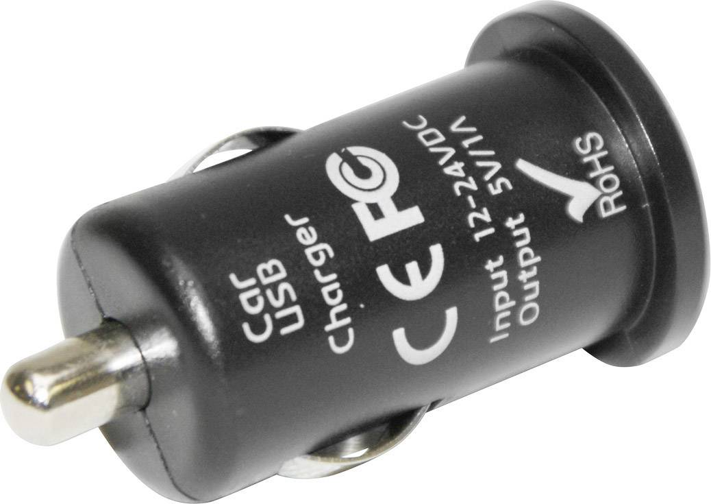 Eufab Mini USB Ladeadapter Belastbarkeit Strom max.=1A Passend für (Details) universell 12V zu 5 V, 24V zu 5V