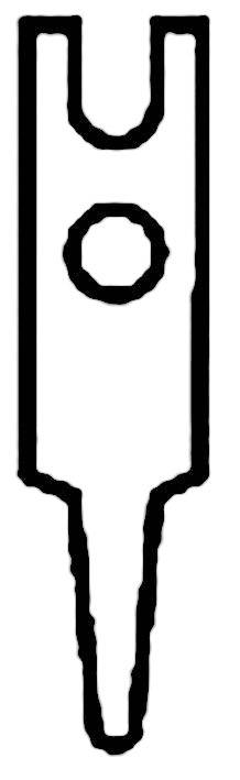 Vogt Verbindungstechnik 1001q.68 Lötstift Kontaktoberfläche verzinnt 100 St. (L x B) 7.5 mm x 1.8 mm