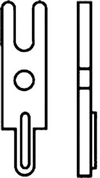 Vogt Verbindungstechnik 3779b.28 Lötstift Kontaktoberfläche verzinnt 100 St. (L x B) 11mm x 2.8mm