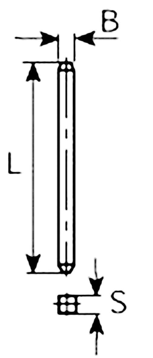 Vogt Verbindungstechnik 950.68 Kontaktstift Kontaktoberfläche verzinnt 100 St. (L x B) 10mm x 0.63mm