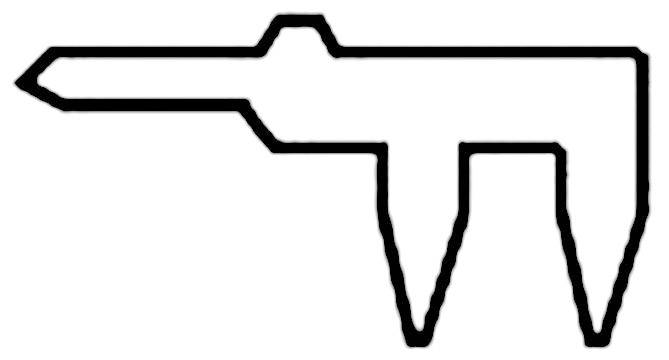 Vogt Verbindungstechnik 1080q.68 Kontaktstift Kontaktoberfläche verzinnt 100 St. (L x B) 8.5 mm x 0.6 mm