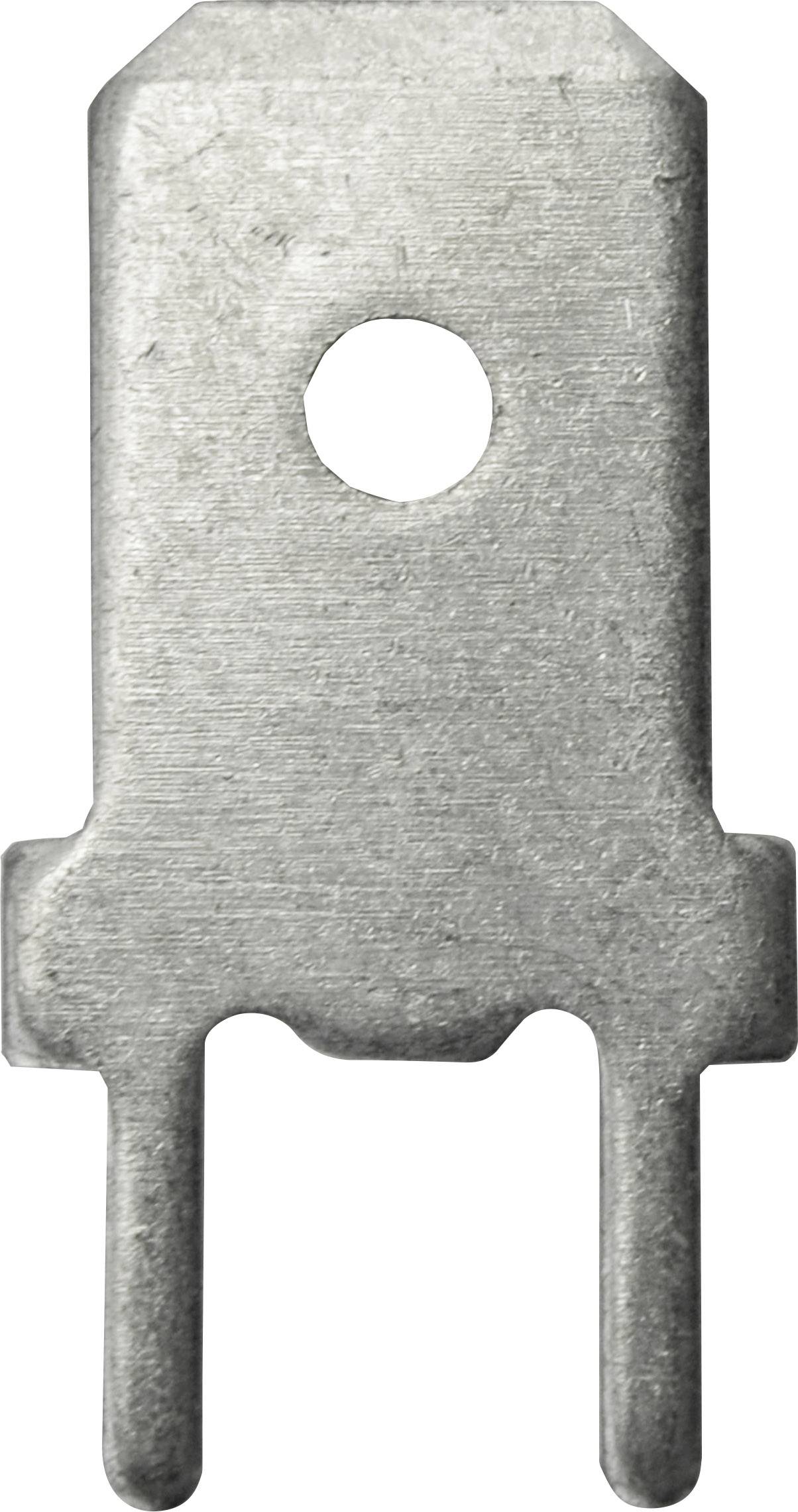 Vogt Verbindungstechnik 3866g.68 Steckzunge Steckbreite: 6.3mm 180° Unisoliert Metall 100St.