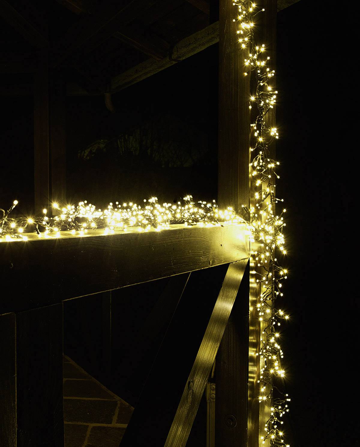 Konstsmide 3792-100 Micro-Lichterkette netzbetrieben Anzahl Leuchtmittel 760 LED Warmweiß Beleuchtete Länge: 4.5 m
