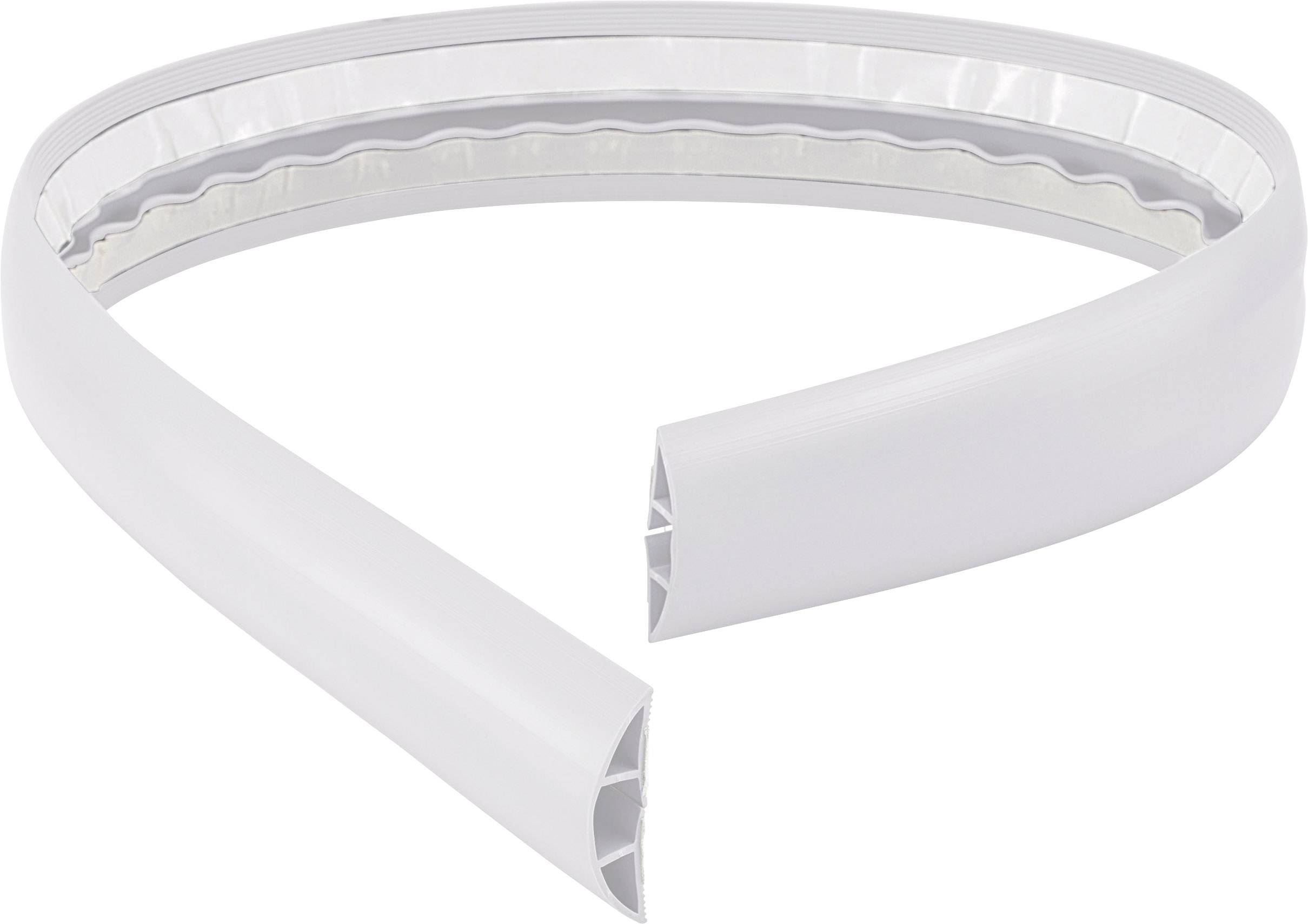 TRU COMPONENTS Kabelbrücke 1565440 PVC Weiß Anzahl Kanäle: 1 1800mm Inhalt: 1.8m