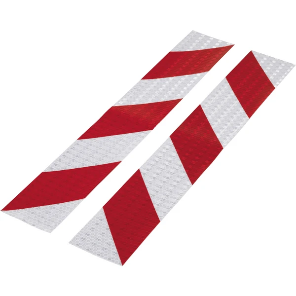 TOOLCRAFT RTS60/400-RD 1564046 Warnstreifen RTS Rot, Silber (L x B) 40cm x 60mm 1 Set