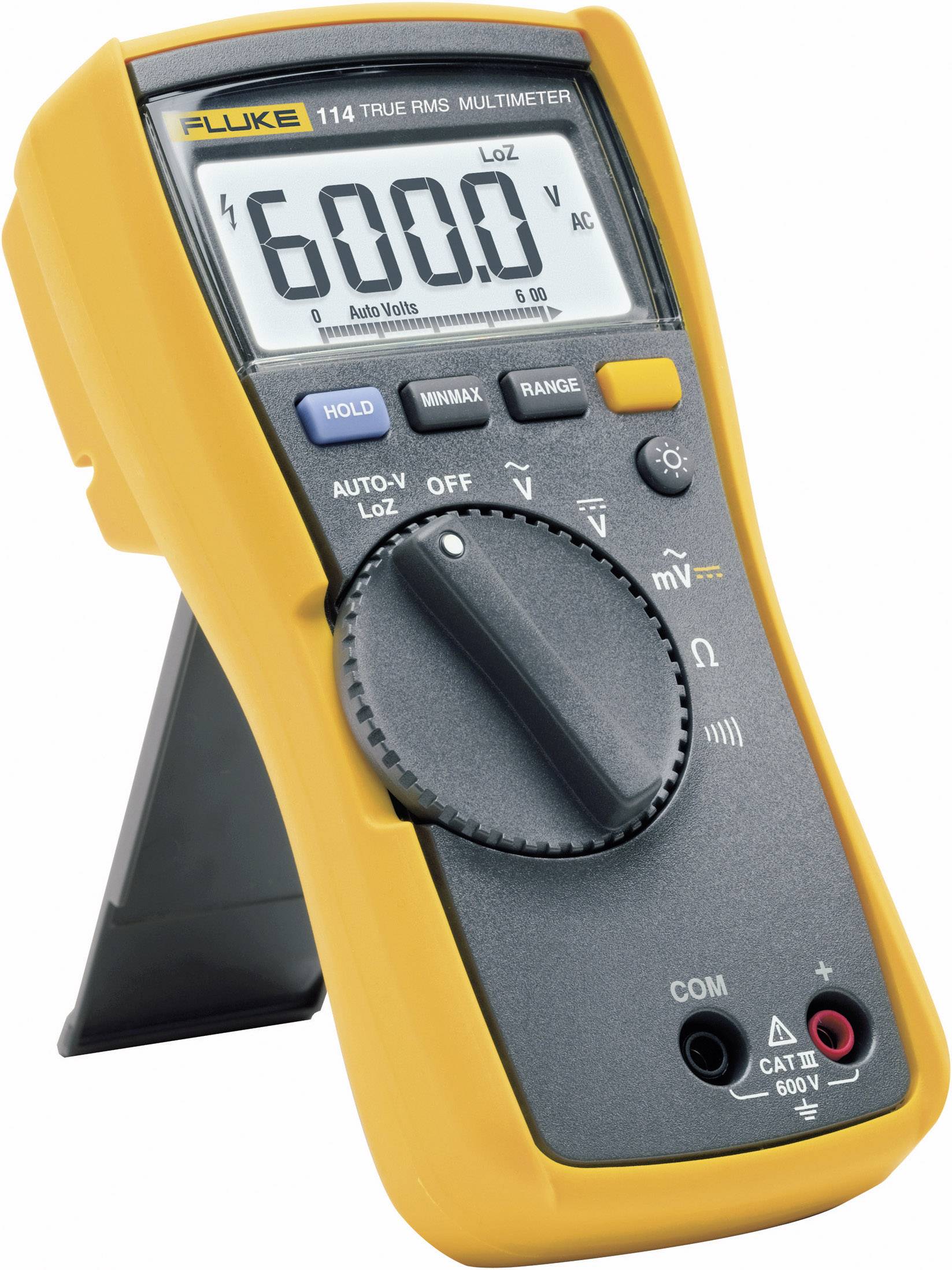Fluke 114 Hand-Multimeter kalibriert (ISO) digital CAT III 600V Anzeige (Counts): 6000