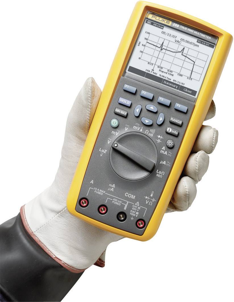 Fluke 289/EUR Hand-Multimeter digital Grafik-Display, Datenlogger, LoZ CAT III 1000 V, CAT IV 600V Anzeige (Counts): 50000