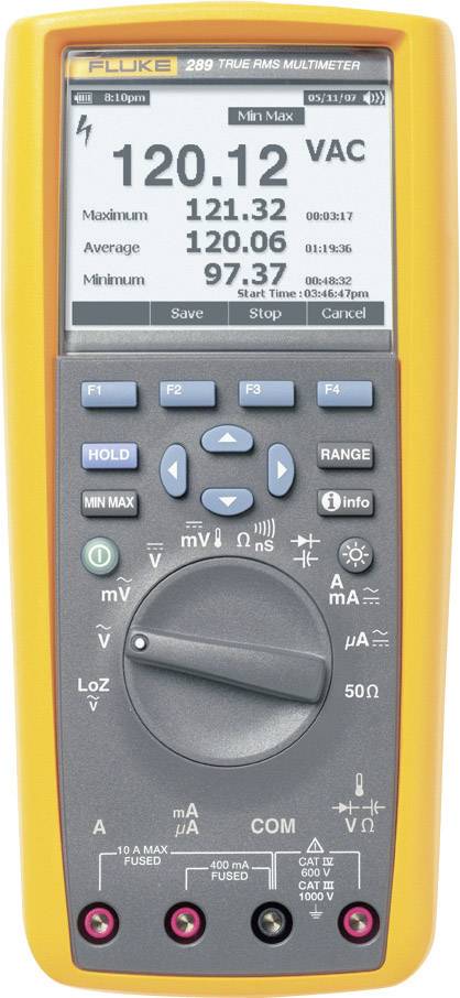 Fluke 289/EUR Hand-Multimeter digital Grafik-Display, Datenlogger, LoZ CAT III 1000 V, CAT IV 600V Anzeige (Counts): 50000