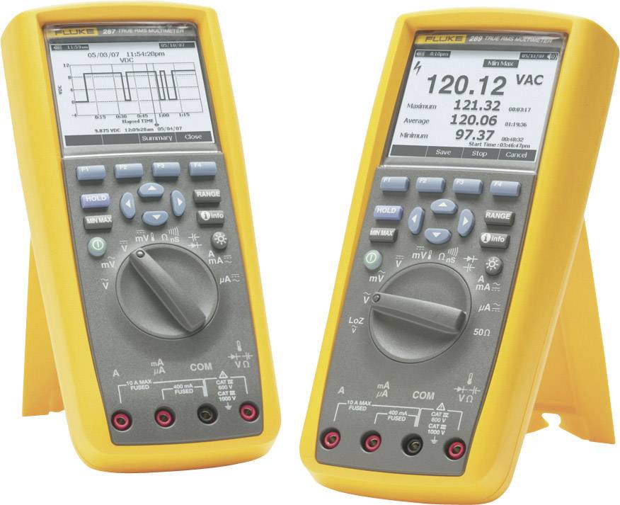 Fluke 287/EUR Hand-Multimeter digital Grafik-Display, Datenlogger CAT III 1000 V, CAT IV 600V Anzeige (Counts): 50000