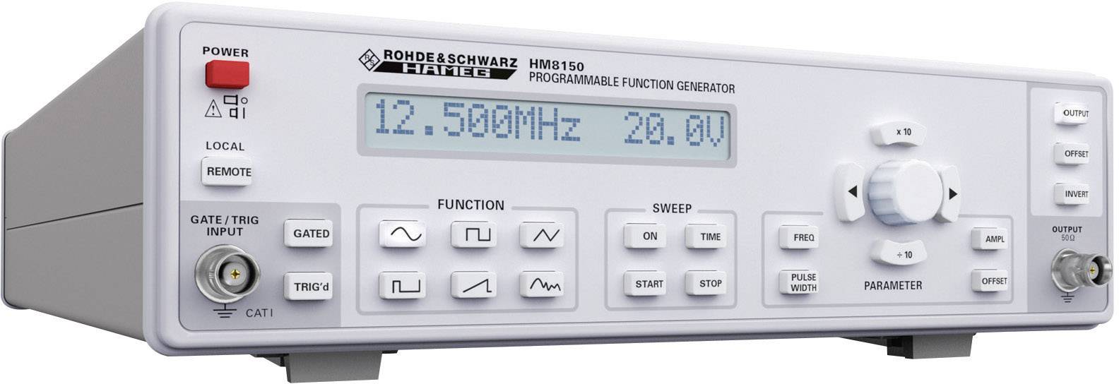 Rohde & Schwarz HM8150 Funktionsgenerator netzbetrieben 0.01 Hz - 12.5 MHz 1-Kanal Sinus, Rechteck, Dreieck, Puls, Arbiträr