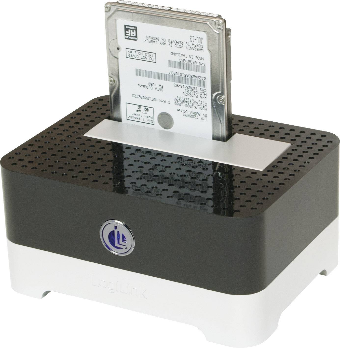 LogiLink QP0016B USB-A (USB 3.2 Gen 1) SATA 1 Port Festplatten-Dockingstation