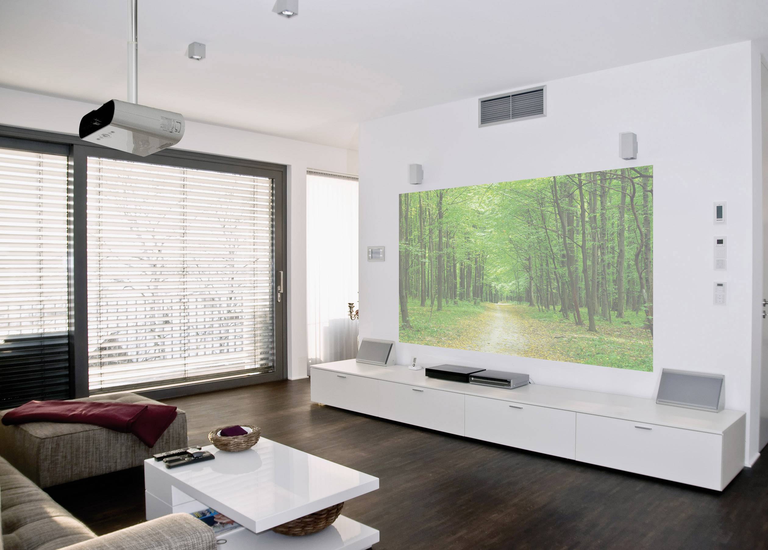 SpeaKa Professional Projector Beamer-Deckenhalterung Neigbar, Drehbar Boden-/Deckenabstand (max.): 106cm Silber