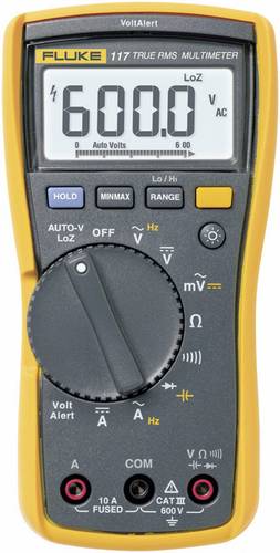Fluke 117 Hand-Multimeter kalibriert (ISO) digital CAT III 600V Anzeige (Counts): 6000