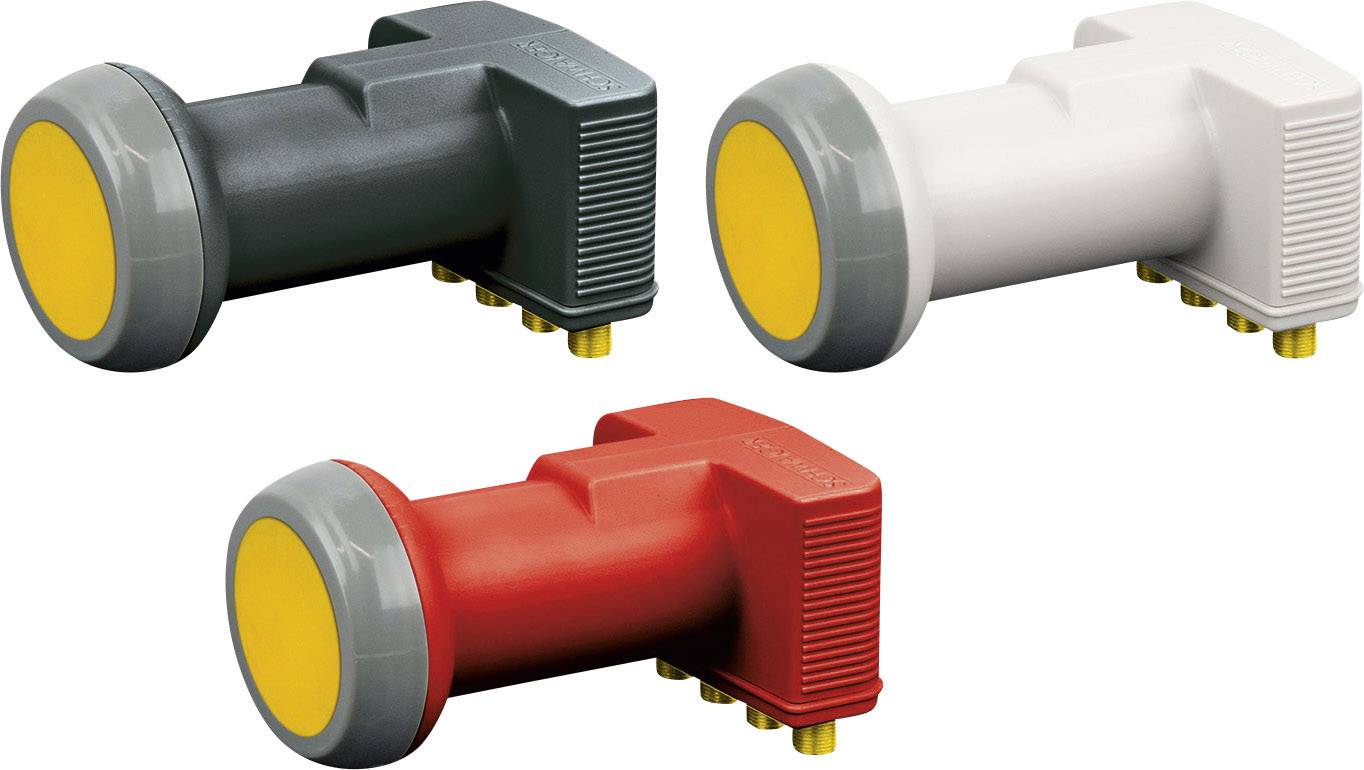 Schwaiger SPS6844 Quad-LNB Teilnehmer-Anzahl: 4 mit Switch Anthrazit