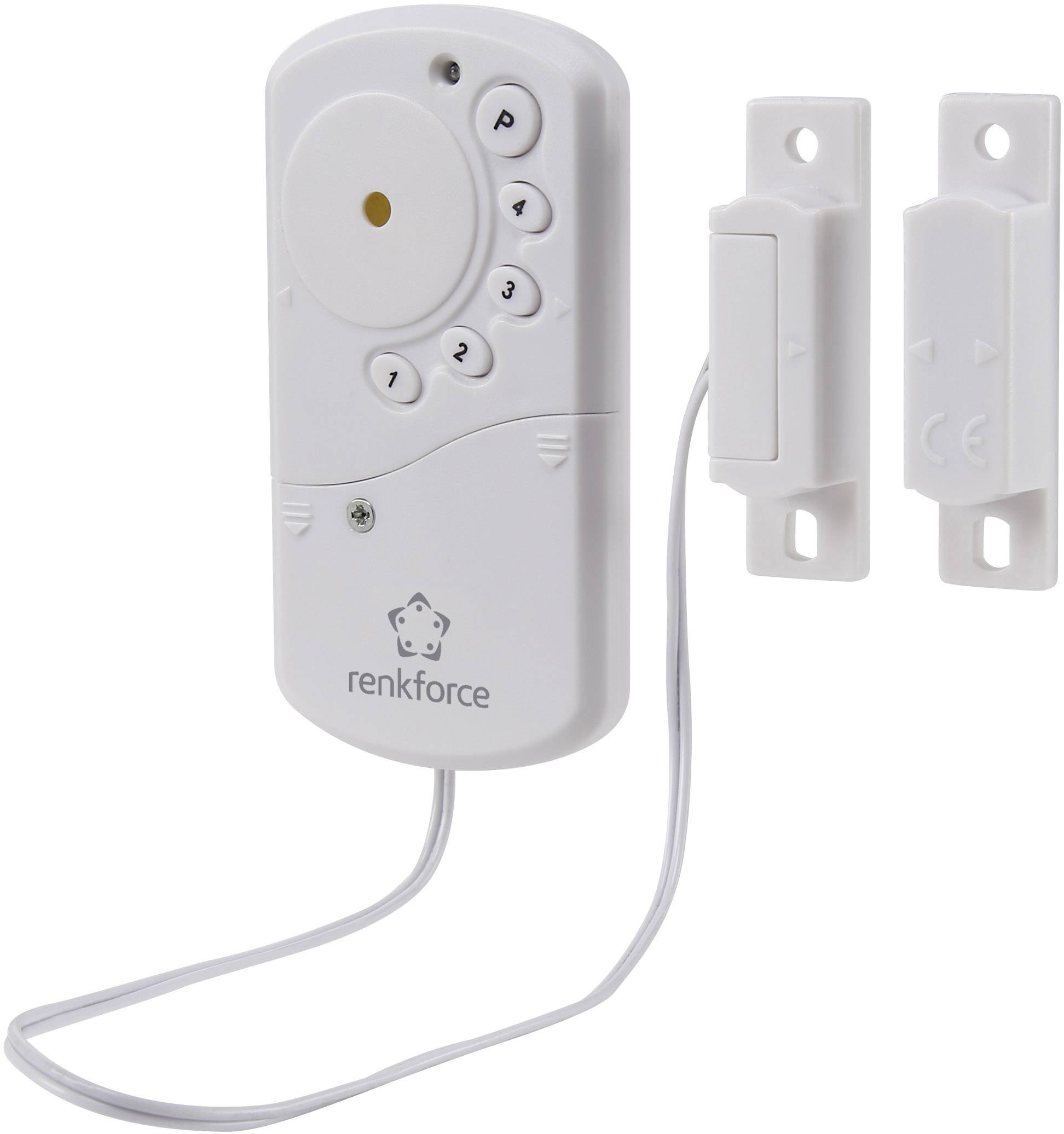 Renkforce Tür-/Fensteralarm mit Kabel, mit Zahlencode 100 dB 1227483