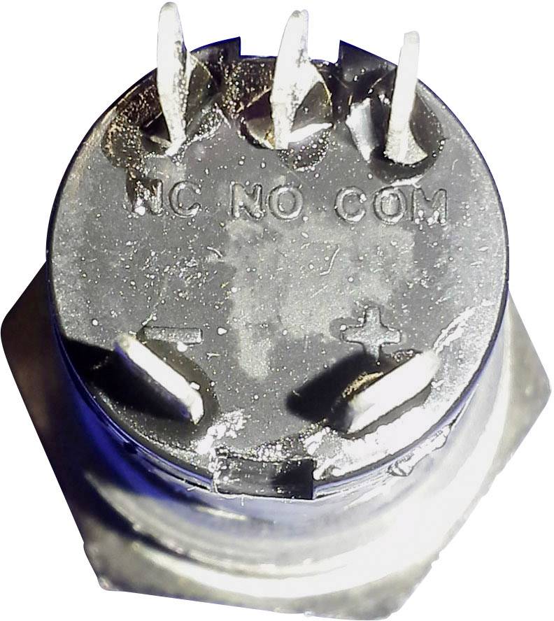 Renkforce 1227541 Klingeltaster beleuchtet 1fach Edelstahl, Weiß 24 V DC/ 2 A, 24 V AC/ 1 A