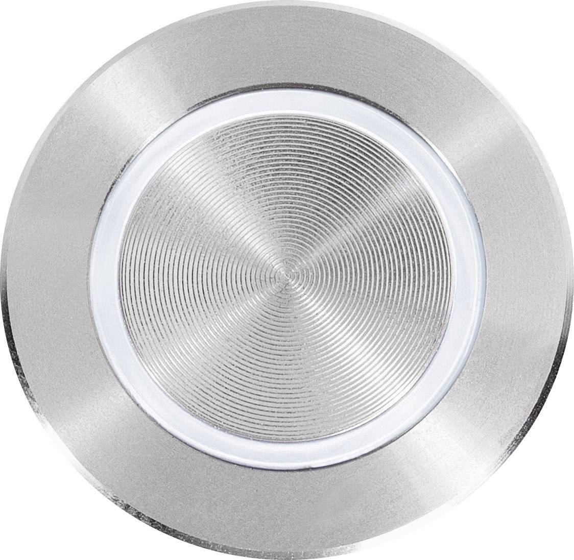 Renkforce RF-4707816 Klingeltaster mit Piezo 1fach Edelstahl, Weiß 24 V/0,3 A