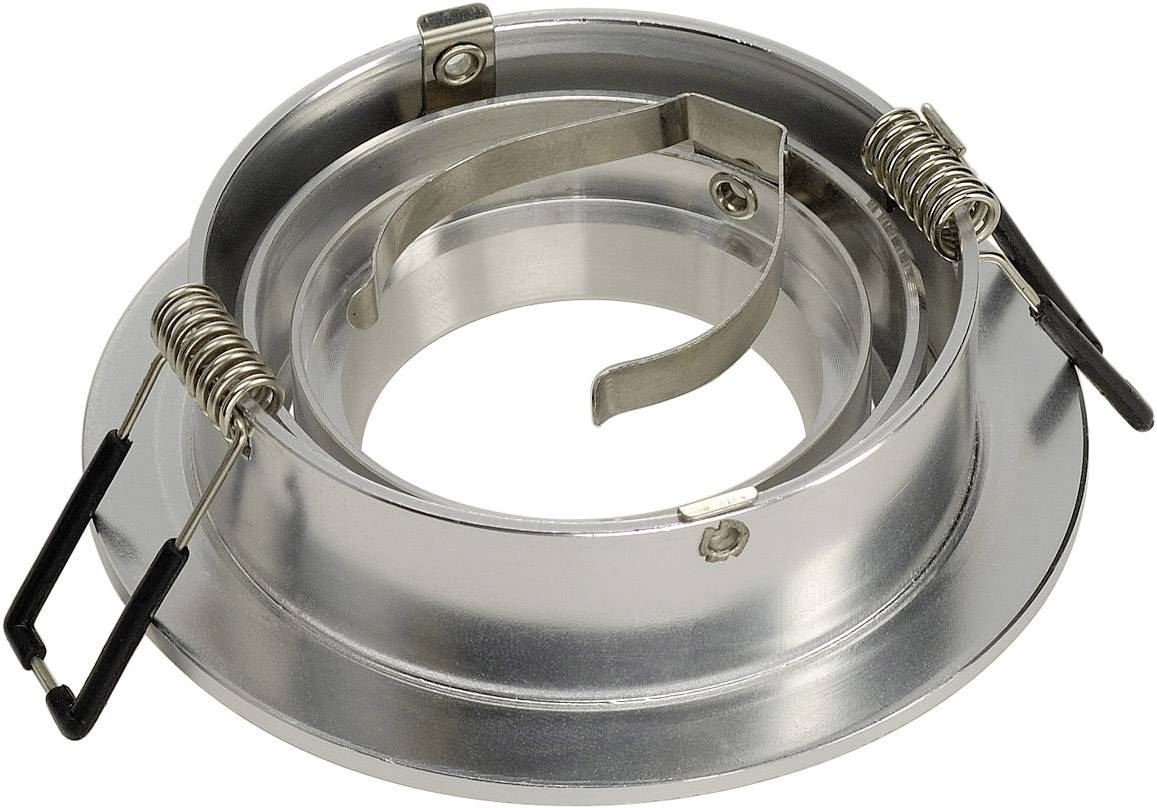 SLV 111360 New Tria Einbauring Halogen GU10 50 W Aluminium (gebürstet)