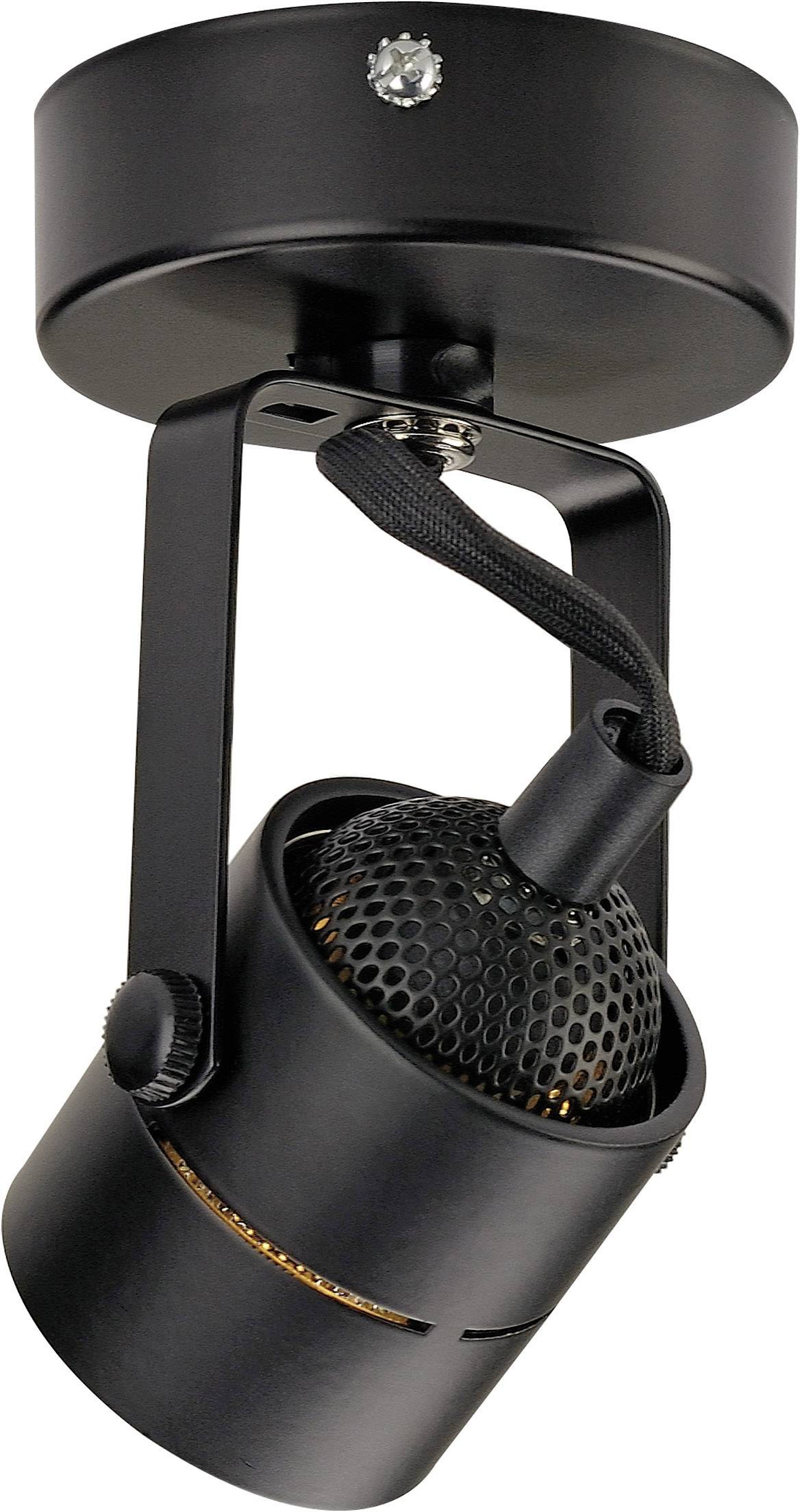 SLV Spot 79 132020 Deckenstrahler Halogen GU10 50W Schwarz