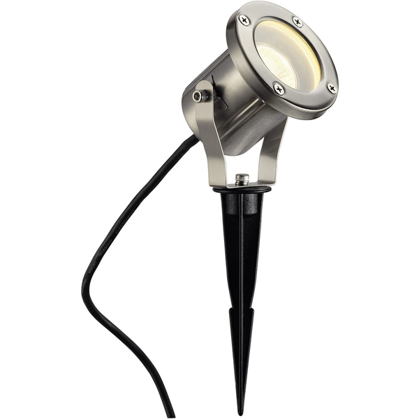 SLV 229740 Nautilus Spike LED-Gartenstrahler LED, Energiesparlampe, Halogen GU10 35W Edelstahl SLV 229740 Nautilus Spike LED-Gartenstrahler LED, Energiesparlampe, Halogen GU10 35W Edelstahl