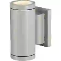 SLV New Myra Wall Up & Down 233114 Außenwandleuchte Halogen GU10 70W Silber-Grau SLV New Myra Wall Up & Down 233114 Außenwandleuchte Halogen GU10 70W Silber-Grau