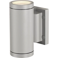 SLV New Myra Wall Up & Down 233114 Außenwandleuchte Halogen GU10 70W Silber-Grau SLV New Myra Wall Up & Down 233114 Außenwandleuchte Halogen GU10 70W Silber-Grau
