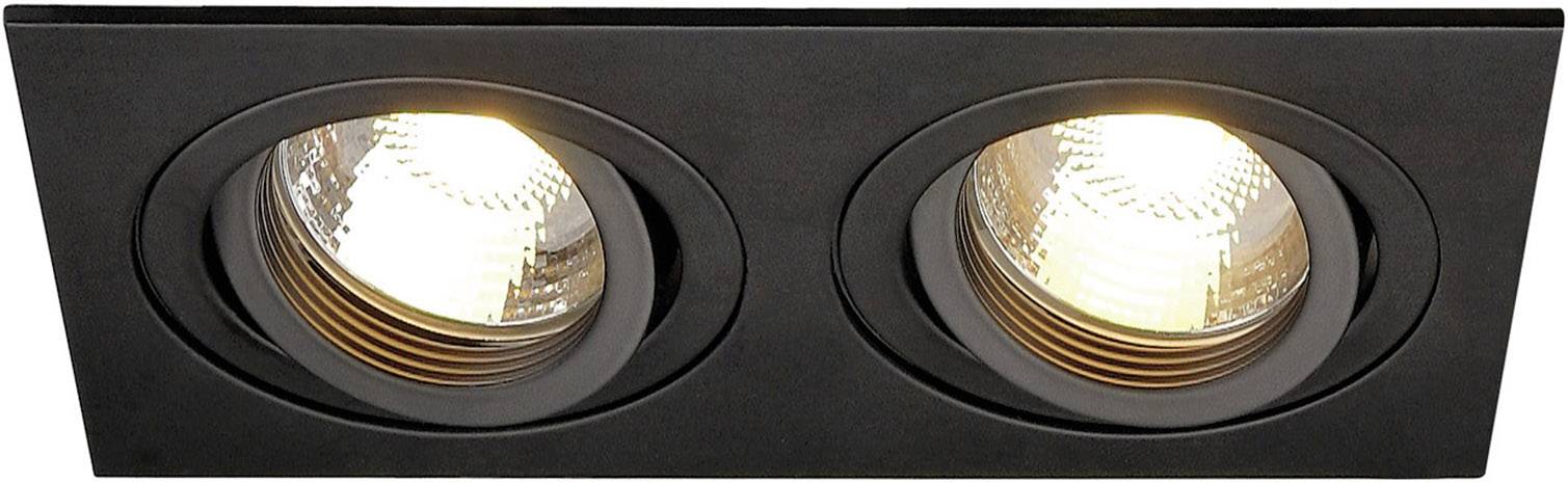 SLV 113492 New Tria II Einbauring Halogen GU10 100W Schwarz