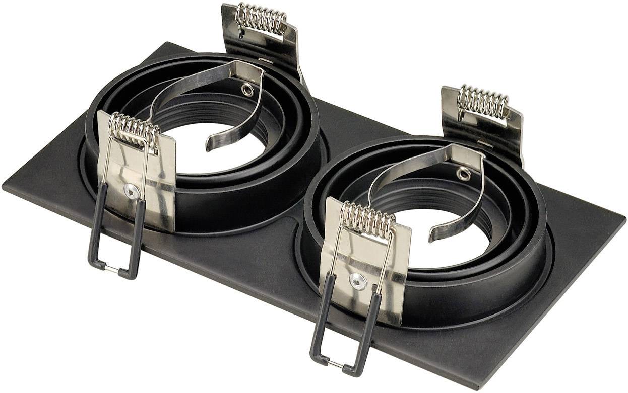 SLV 113492 New Tria II Einbauring Halogen GU10 100W Schwarz