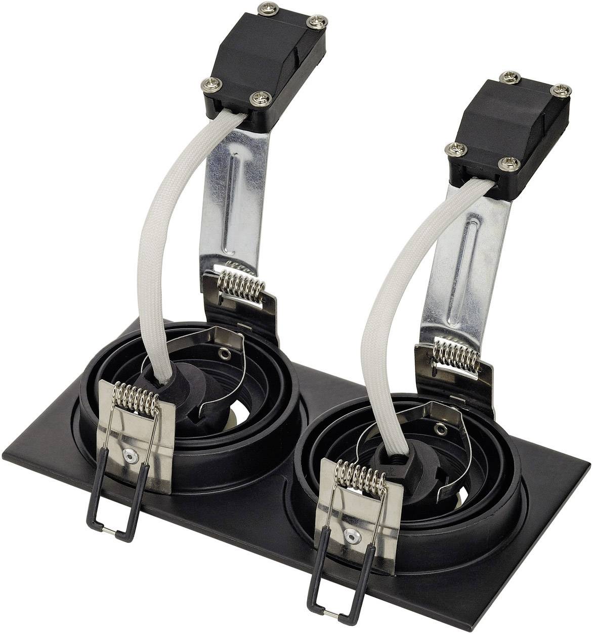 SLV 113492 New Tria II Einbauring Halogen GU10 100W Schwarz