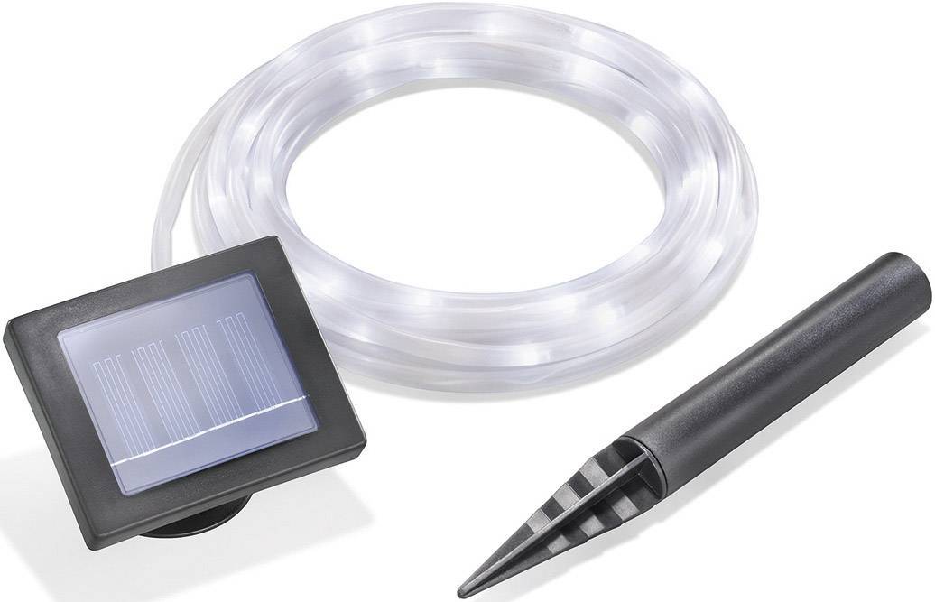 Esotec Solar-Dekoleuchte 102157 LED Tageslichtweiß Transparent