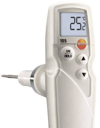 Testo 105 Einstichthermometer (HACCP) Messbereich Temperatur -50 bis 275°C Fühler-Typ K HACCP-konform