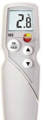Testo 105 Einstichthermometer (HACCP) Messbereich Temperatur -50 bis 275°C Fühler-Typ K HACCP-konform