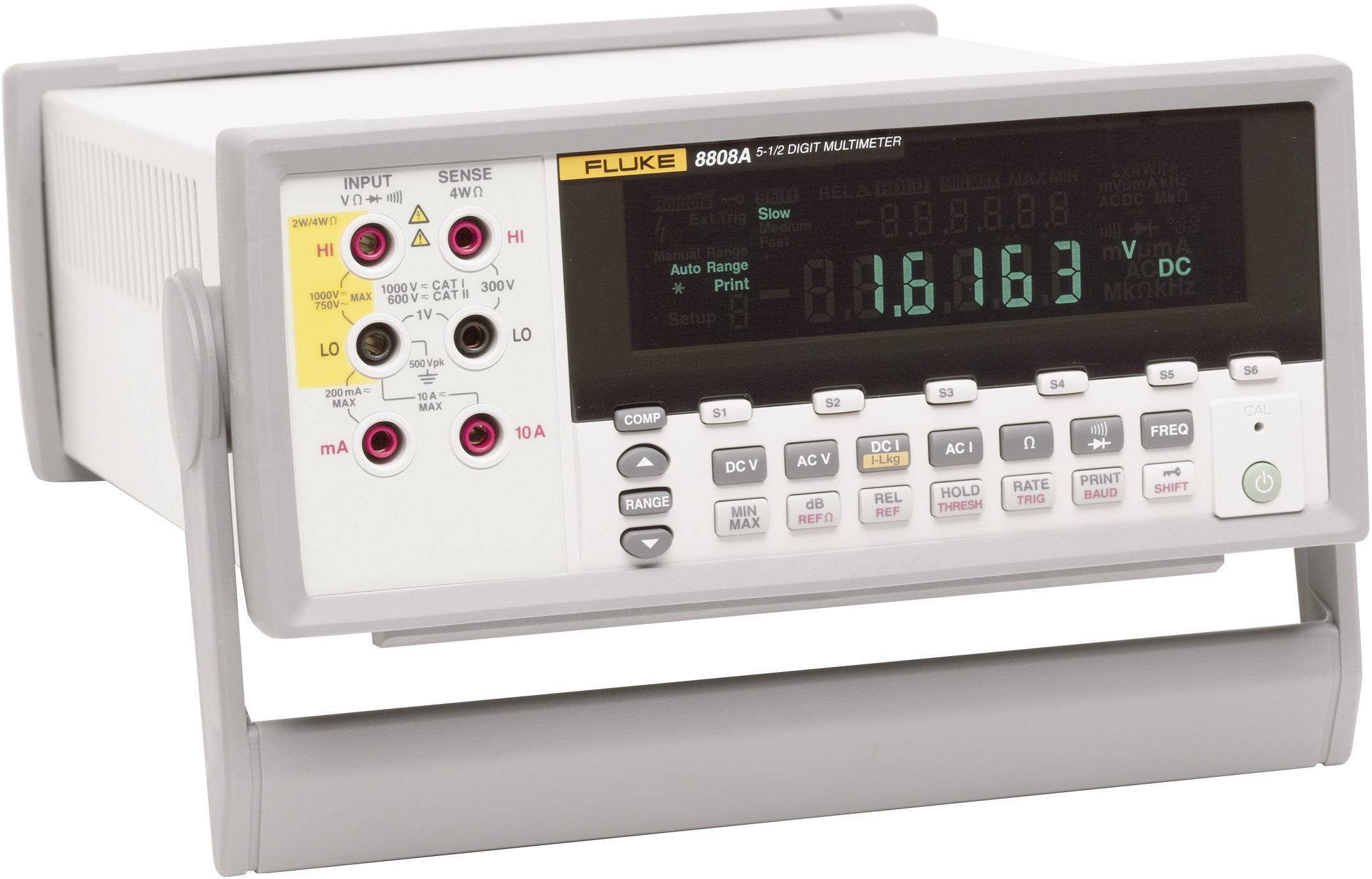Fluke Calibration 8808A Tisch-Multimeter digital CAT I 1000 V, CAT II 600 V Anzeige (Counts): 200000