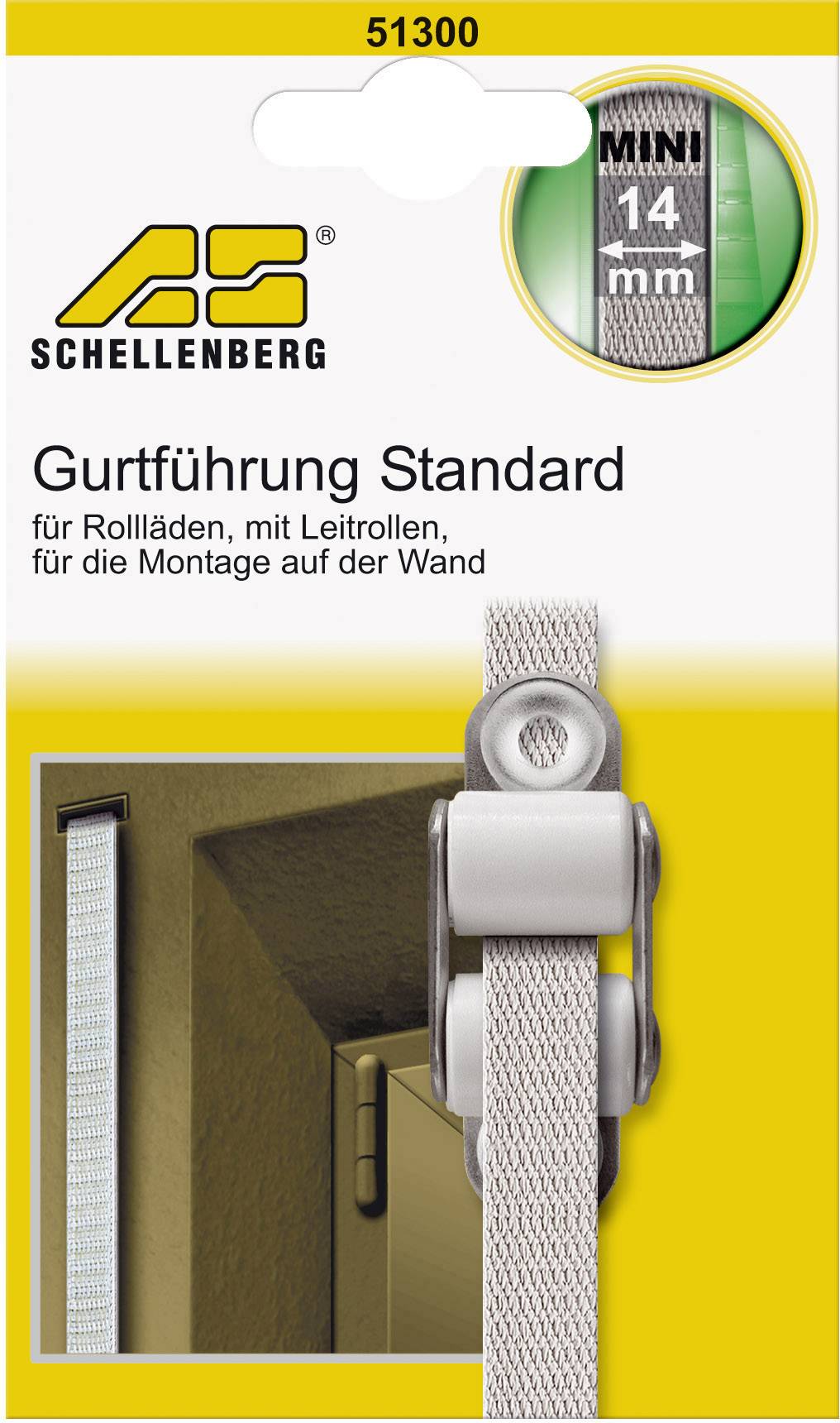 Schellenberg 51300 Gurtführung Passend für (Rollladensysteme) Schellenberg Mini