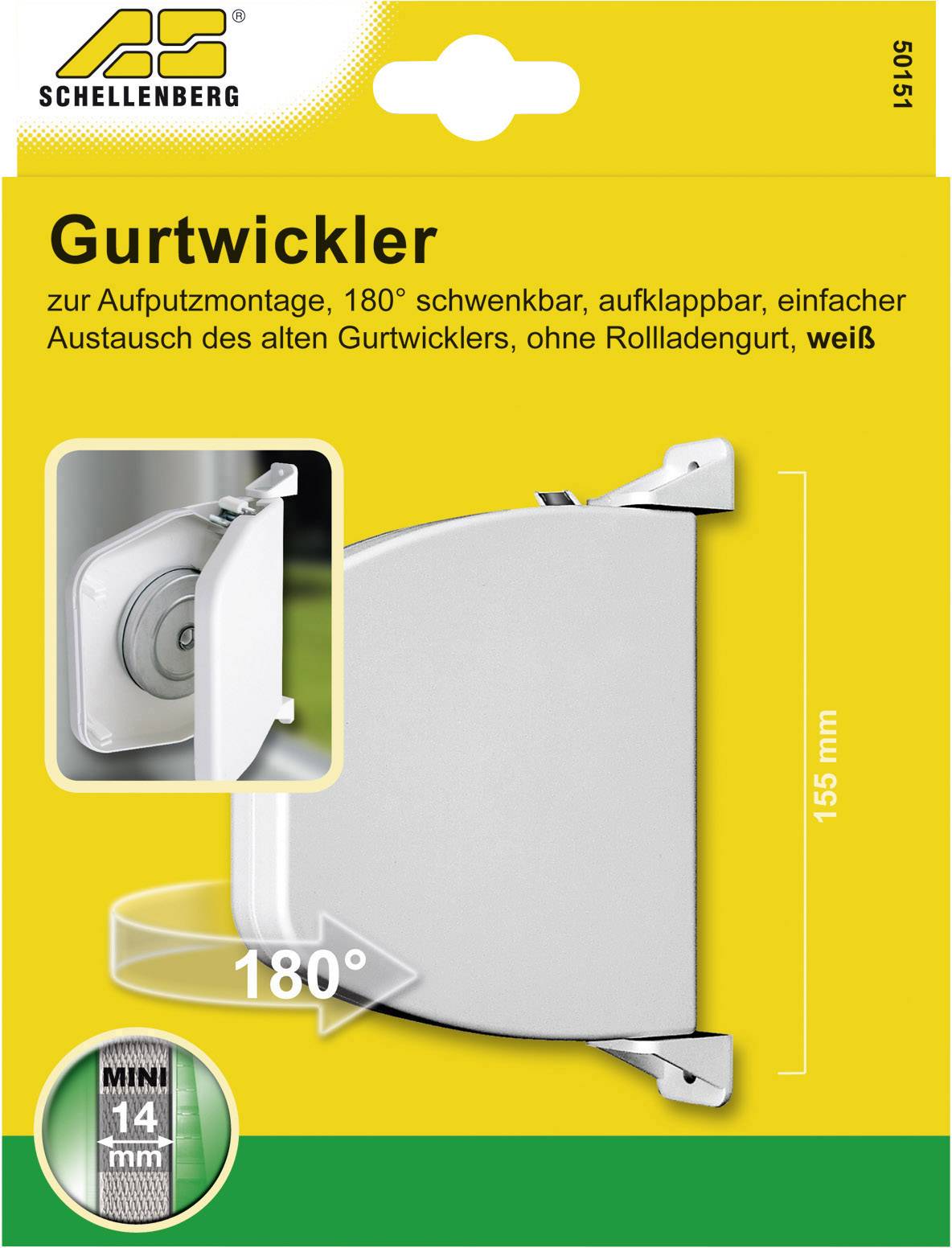 Schellenberg 50151 Passend für (Rollladensysteme) Schellenberg Mini