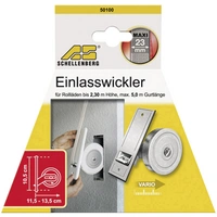 Schellenberg 50100 Gurtwickler Unterputz Passend für (Rollladensysteme) Schellenberg Maxi Schellenberg 50100 Gurtwickler Unterputz Passend für (Rollladensysteme) Schellenberg Maxi