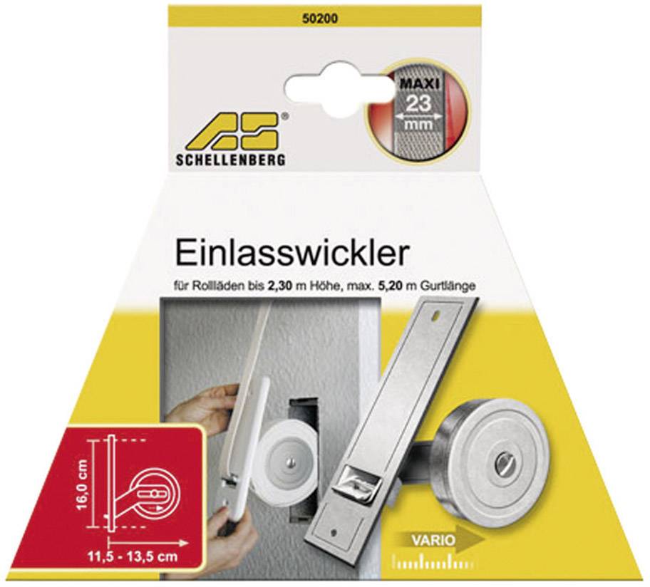 Schellenberg 50200 Gurtwickler Unterputz Passend für (Rollladensysteme) Schellenberg Maxi