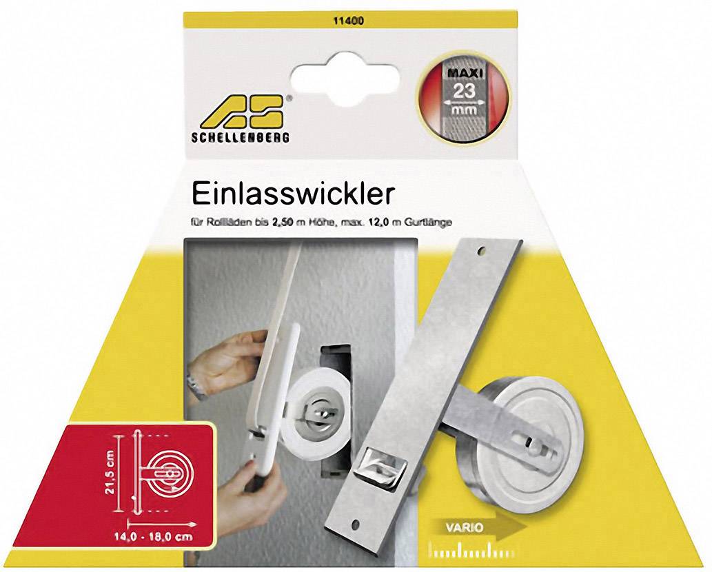 Schellenberg 11400 Gurtwickler Unterputz Passend für (Rollladensysteme) Schellenberg Maxi